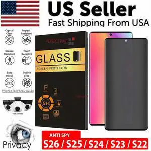Privacy Tempered Glass Screen Protector For Samsung Galaxy S25 S24 S23 Ultra Spy - For Samsung Galaxy S22 Privacy Tempered Glass Screen Protector For Samsung Galaxy S25 S24 S23 Ultra Spy - For Samsung Galaxy S22