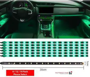 Lot Waterproof 12''/15 DC 12V Motor LED Strip Underbody Light For Car Motorcycle - Green Lot Waterproof 12''/15 DC 12V Motor LED Strip Underbody Light For Car Motorcycle - Green