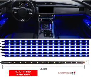 Lot Waterproof 12''/15 DC 12V Motor LED Strip Underbody Light For Car Motorcycle - Blue Lot Waterproof 12''/15 DC 12V Motor LED Strip Underbody Light For Car Motorcycle - Blue