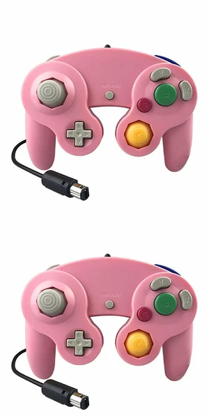 2 Pack Wired NGC Controller Gamepad for Nintendo GameCube GC & Wii U Console USA - Pink / Pink 2 Pack Wired NGC Controller Gamepad for Nintendo GameCube GC & Wii U Console USA - Pink / Pink