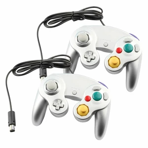 2 Pack Wired NGC Controller Gamepad for Nintendo GameCube GC & Wii U Console USA - Silver / Silver 2 Pack Wired NGC Controller Gamepad for Nintendo GameCube GC & Wii U Console USA - Silver / Silver