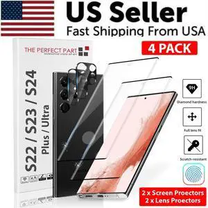 For Samsung S24 S23 S22 Ultra Plus Tempered Glass Screen Protector Lens Hydrogel - For Samsung Galaxy S23 Plus For Samsung S24 S23 S22 Ultra Plus Tempered Glass Screen Protector Lens Hydrogel - For Samsung Galaxy S23 Plus