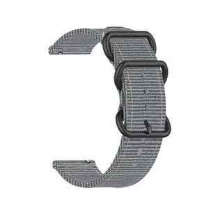 18mm 20mm 22mm Durable Military Woven Nylon Wrist Watch Band Quick Release Strap - Gray 18mm 20mm 22mm Durable Military Woven Nylon Wrist Watch Band Quick Release Strap - Gray