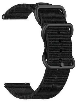 18mm 20mm 22mm Durable Military Woven Nylon Wrist Watch Band Quick Release Strap - Black 18mm 20mm 22mm Durable Military Woven Nylon Wrist Watch Band Quick Release Strap - Black