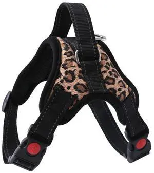 No Pull Dog Pet Harness Adjustable Control Vest Dogs Reflective XS S M Large XXL - Leopard No Pull Dog Pet Harness Adjustable Control Vest Dogs Reflective XS S M Large XXL - Leopard
