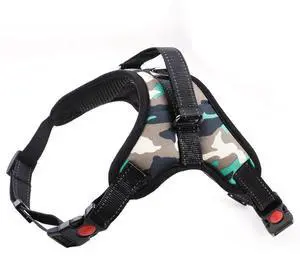 No Pull Dog Pet Harness Adjustable Control Vest Dogs Reflective XS S M Large XXL - Lime Camouflage No Pull Dog Pet Harness Adjustable Control Vest Dogs Reflective XS S M Large XXL - Lime Camouflage
