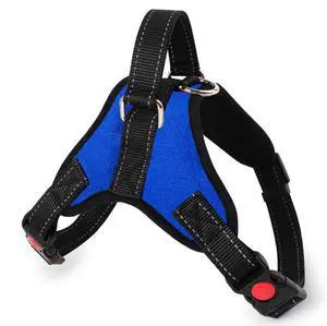 No Pull Dog Pet Harness Adjustable Control Vest Dogs Reflective XS S M Large XXL - Blue No Pull Dog Pet Harness Adjustable Control Vest Dogs Reflective XS S M Large XXL - Blue