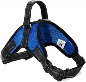 No Pull Dog Pet Harness Adjustable Control Vest Dogs Reflective XS S M Large XXL - Blue Mesh No Pull Dog Pet Harness Adjustable Control Vest Dogs Reflective XS S M Large XXL - Blue Mesh