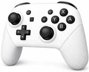 Arctic White Wireless Pro Controller For Nintendo Switch 1+2 OLED Lite Bluetooth Arctic White Wireless Pro Controller For Nintendo Switch 1+2 OLED Lite Bluetooth