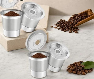 2/4 Pack K Cup Reusable Coffee Pods for Keurig: Stainless Steel Refillable K Cup - 2 Pack 2/4 Pack K Cup Reusable Coffee Pods for Keurig: Stainless Steel Refillable K Cup - 2 Pack