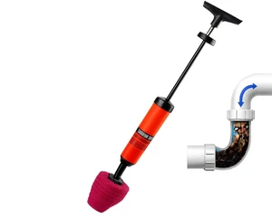 Heavy Duty High Pressure Toilet Unblock Plunger Clog Drain Buster Vacuum Pump US Heavy Duty High Pressure Toilet Unblock Plunger Clog Drain Buster Vacuum Pump US