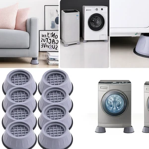 8PCS Anti massage Rubber Feet Washing Machine Mats Support Anti-Slip Base Pads 8PCS Anti massage Rubber Feet Washing Machine Mats Support Anti-Slip Base Pads