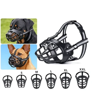 Adjustable Dog Muzzle Silicone Breathable Strong Basket Dogs Mouth Muzzles USA - XL Adjustable Dog Muzzle Silicone Breathable Strong Basket Dogs Mouth Muzzles USA - XL
