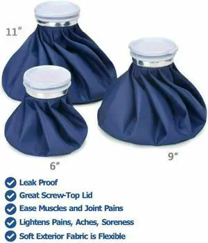 3PCS Ice Bags Packs Knee Neck Reusable Cold Relief Pain Headache Sport Injury