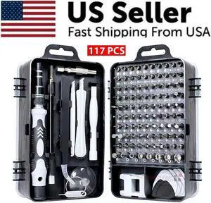 Magnetic Screwdriver Bit Set For iPhone Macbook Tool Kit Set Repair Watch 117PCS