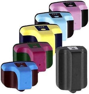 Compatible Ink Cartridge Replacement for HP 02 PhotoSmart C6180 C6280 C6150 D6160 D7145