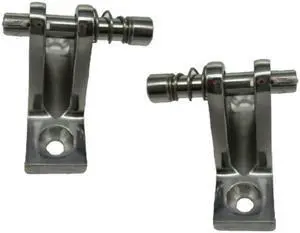 Asaki 156-66220-00 Stainless Steel Marine Bimini Top Fitting Concave Base Deck Hinge x2 PCS