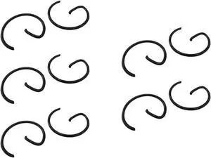 Asaki 93450-15023-00 Fits Yamaha Outboard Motor 6-60 HP 4-Stroke Inner Circlip x10 PCS