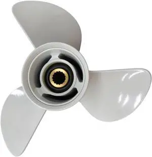 Asaki 6E5-45943-00-EL Fits Yamaha Outboard Motor 50-130 HP 115ETLH CV85ELF Propeller 3X12 5/8X21