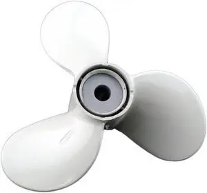 Asaki 676-45943-62-EL Fits Yamaha Outboard 40 HP Aluminium Propeller hélice White 3X11 1/2X12