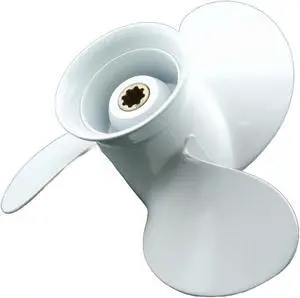 Asaki 683-45947-00-EL Fits Yamaha Outboard Motor 9.9 15 HP Propeller White 9 1/4X8