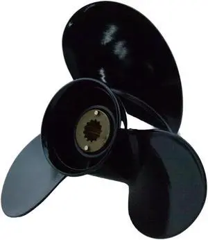 Asaki 48-816704A40 48-816704A45 Fits Mercury Outboard 25-70 HP Propeller Black 3X10 1/2X13