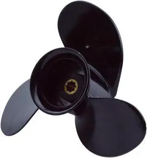 Asaki 48-828156A12 42522A10 Fits Mercury Outboard 8 9.9 15 HP Propeller Black 8 9X9 Right New