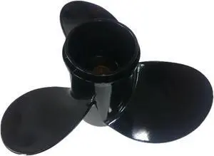 Asaki 58100-95212-019 Fits Suzuki Outboard Motor 35 40 50 60 HP Propeller Black 11 1/2X10 Right