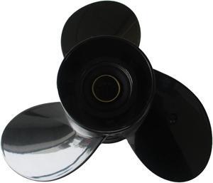 Asaki 361-64113-0 Fits Tohatsu Nissan Outboard 35 40 50 HP Propeller 3X11.6X11 Black