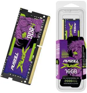PUSKILL DDR4 16GB 2666MHZ 1.2V 260-Pin Notebook Memory RAM