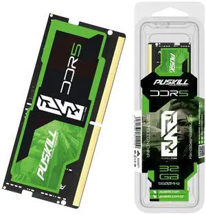 PUSKILL Memoria Ram DDR5 32GB 5600MHz 1.1V 262-Pin Notebook Laptop SO-DIMM Memory