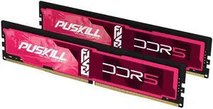 PUSKILL 32GB DDR5 RAM (2x16GB) 6000MHz CL30 Desktop Memory | Ultra-Low Latency Gaming PC Upgrade | Intel XMP 3.0 & AMD EXPO Ready for 700/600 & Ryzen 7000 (AM5) PUSKILL 32GB DDR5 RAM (2x16GB) 6000MHz CL30 Desktop Memory | Ultra-Low Latency Gaming PC Upgrade | Intel XMP 3.0 & AMD EXPO Ready for 700/600 & Ryzen 7000 (AM5)