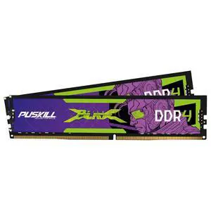PUSKILL DDR4 32GB (2x16GB) 3200MHz PC RAM | CL16-18-18-42 | 1.35V | Desktop Memory Kit for Gaming and High-Performance Computing | Compatible with Intel & AMD PUSKILL DDR4 32GB (2x16GB) 3200MHz PC RAM | CL16-18-18-42 | 1.35V | Desktop Memory Kit for Gaming and High-Performance Computing | Compatible with Intel & AMD