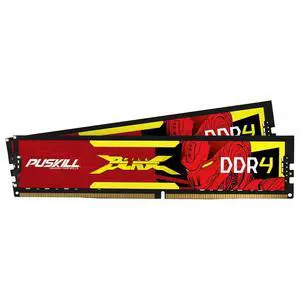 PUSKILL DDR4 RAM 16GB Kit (2x8GB) 3200MHz PC4-25600 CL16 Desktop Memory - 1.35V UDIMM Low Latency, Intel XMP 2.0 Ready for Gaming PC, Compatible with Intel & AMD PUSKILL DDR4 RAM 16GB Kit (2x8GB) 3200MHz PC4-25600 CL16 Desktop Memory - 1.35V UDIMM Low Latency, Intel XMP 2.0 Ready for Gaming PC, Compatible with Intel & AMD