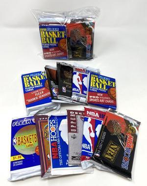 Superior Sports Investments 200 Vintage NBA Basketball Cards in Old Sealed Wax Packs