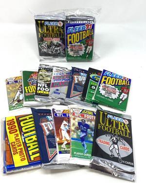 Superior Sports Investments 200 Vintage NFL Football Cards in Old Sealed Wax Packs