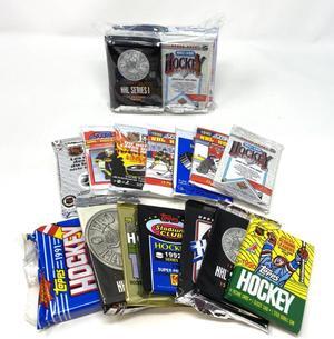 Superior Sports Investments 200 Vintage NHL Hockey Cards in Old Sealed Wax Packs
