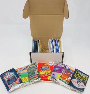 Superior Sports Investments 300 NFL Football Cards in Vintage Sealed Packs