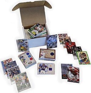 Superior Sports Investments Football Memoraibilia Mix Box w/ 300 Cards & 3 Auto or Jersey Cards