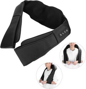Costway 3-Speed Shiatsu Neck Back Shoulder Massager with Heat Deep