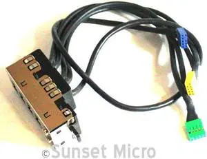 HP Compaq 8000 Elite CMT PC USB / Audio I/O Panel    577792-001    625248-001