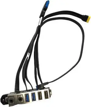 HP EliteDesk 800 G2 SFF Front Panel Audio USB Board w/ Cables 804290-001