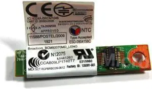 IBM Lenovo SL410, SL510 Tablet X201, T400, W700 Laptop Bluetooth Card 60Y3199 60Y3213