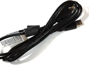 Dell USB 2.0 A Male B Female 6FT Black Filtered Cable Compatible With All Dell Computers 50.7A224.031