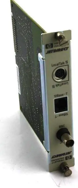 HP JetDirect C-3710-D3 Ethernet 10 Base T WiFi PS2 Networking Print Server Adapter Card J2552-60013