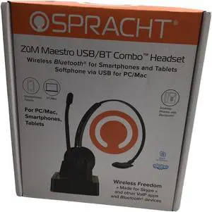 SPRACHT Zum Maestro Hs-2060, Monaural, Over the Head Headset HS2060 Spracht