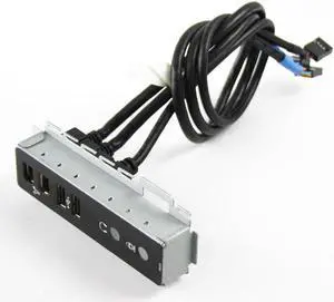 Gateway E-6500 Desktop I/O USB Audio Panel W/ Bizlink USB & FireWire Cables 9003638 003627 003626