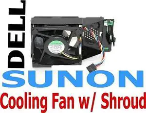 DELL SUNON CPU Cooling Fan w/ Shroud PMD1208PMB1-A
