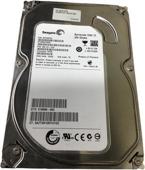 Seagate 504337-001 519599-002 9SL131-022 250GB 7200RPM SATA 3GB/S 8MB CACHE 3.5