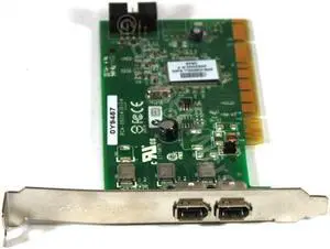 Dell AFW-2100 PCI Desktop 2-Port IEEE-1394 Expansion Card 0Y9457